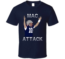 Mac Attack New England Quarterback Mac Jones T Shirt