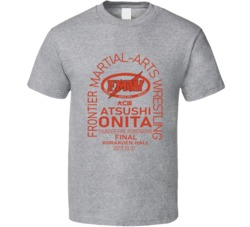 Atsushi Onita Frontier Thunder Martial-arts Wrestling Fan T Shirt