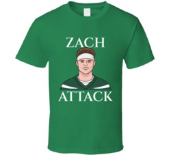 Zach Attack Wilson New York Quarterback T Shirt