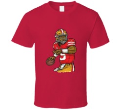 Trey Lance San Francisco Quarterback Cartoon T Shirt