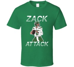 Zach Attack Wilson New York Quarterback T Shirt