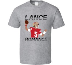 Trey Lance Romance Quarterback San Francisco T Shirt