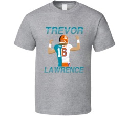 Trevor Lawrence Jacksonville Georgia Mash Up Quarterback T Shirt