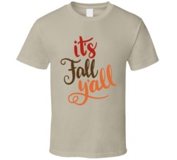 Its Fall Yall Funny Autumn T Shirt