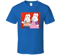 Max And Ruby Cartoon Bunnies T Shirt