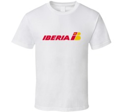 Iberia Spaish Airline Spain Logo T Shirt