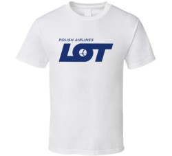 Polish Airlines Lot Logo T Shirt