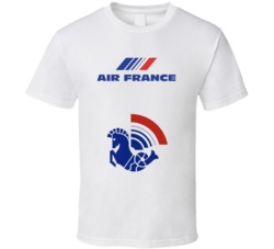 Air France French Airline Logo T Shirt