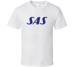 Scandinavian Airlines Sas Logo T Shirt