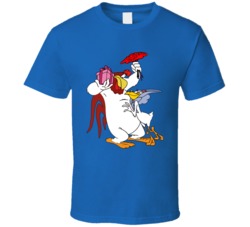 Foghorn Leghorn Miss Prissy Looney Tunes Characters T Shirt