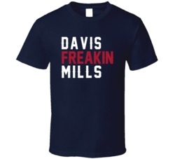 Davis Freakin Mills Houston Quarterback Football Fan T Shirt