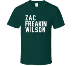 Zac Freakin Wilson New York Quarterback Football Fan T Shirt
