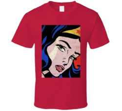 Wonder Woman Comic Retro T Shirt