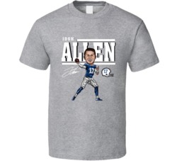 Josh Allen Quarterback Buffalo Football Fan Caricature T Shirt