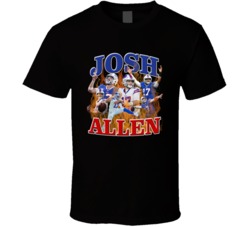 Josh Allen Quarterback Buffalo Football Fan T Shirt