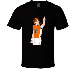 Joe Burrow Quarterback Cincinnati Football T Shirt