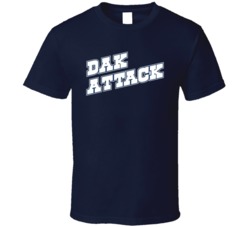 Dak Prescott Dak Attack Dallas Football Fan T Shirt