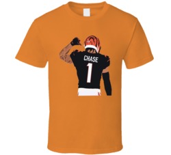 Jamar Chase Cincinnati Football Player Fan T Shirt