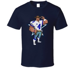 Dak Prescott Dallas Football Player Fan T Shirt