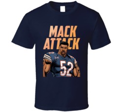 Mack Attack Khalil Mack Chicago Football Fan T Shirt