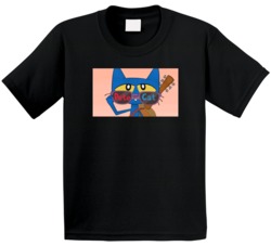 Pete The Cat Logo Kids Book T Shirt
