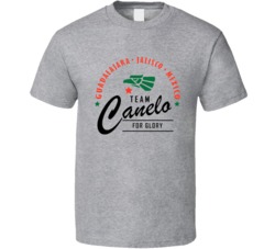 Team Canelo For Glory Mexico Boxing Fan T Shirt