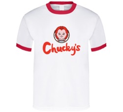 Chucky's Wendy's Restaurant Parody Movie Fan T Shirt