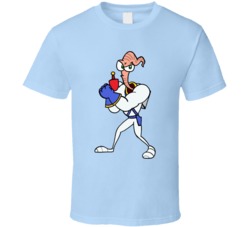 Earthworm Jim Cartoon Video Game T Shirt
