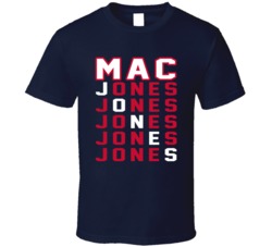 Mac Jones Jones Jones Jones Jones New England Football Fan T Shirt