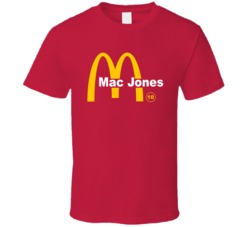 Mac Jones Mcdonald's Parody New England Football Fan T Shirt