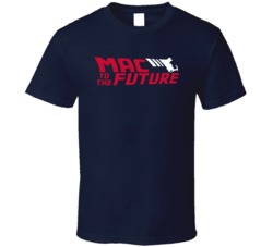 Mac To The Future Mac Jones Parody New England Football Fan T Shirt