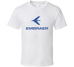 Embraer Airplane Logo T Shirt