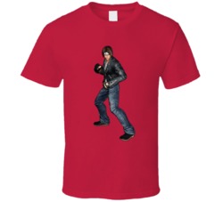 Kyo Kusanagi Snk The King Of Fighters Red T Shirt