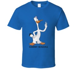 Sammy Seagull Merrie Melodies Cartoon Character T Shirt