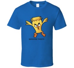 Monster Tweety Looney Tunes World Of Mayhem Cartoon Character T Shirt