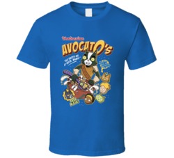 Final Space Ventrexian Avocato's Cereal T Shirt