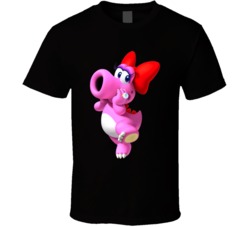Super Mario Pink Birdo With Ring Yoshi T Shirt