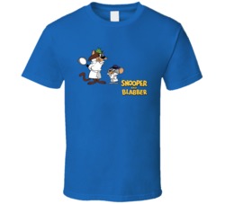 Snooper And Blabber Hanna Barbera Characters T Shirt