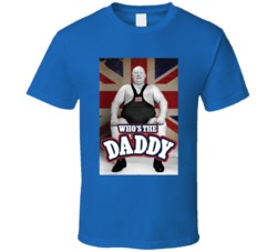 Who's The Daddy Shirley Crabtree Big Daddy Uk Wrestler Fan T Shirt