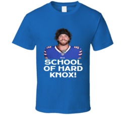 School Of Hard Knox Dawson Knox Buffalo Tight End T Shirt