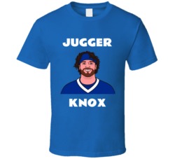 Jugger Knox Dawson Knox Tight End Buffalo T Shirt