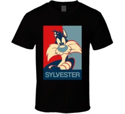 Sylvester Hope Poster Looney Tunes T Shirt