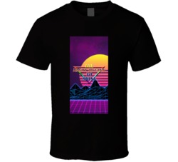 The Night Begins To Shine Sun Logo Teen Titans T Shirt