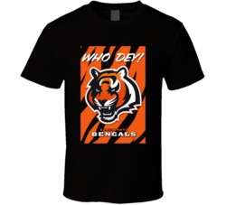 Who Dey Cincinnati Football T Shirt