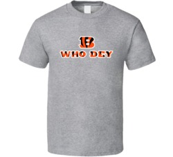 Who Dey Cincinnati Football Fan T Shirt