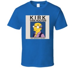 Simpsons Kirk Van Houten Can I Borrow A Feeling T Shirt
