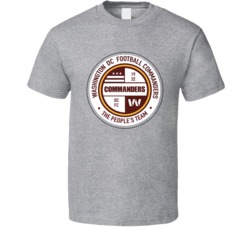 Washing Dc Football Commanders The People's Team Football Fan T Shirt