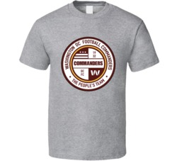Washing Dc Football Commanders The People's Team Football T Shirt