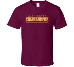 Washington Commanders Football Team Supporter T Shirt