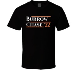 Joe Burrow Jamarr Ja Marr Chase President 2022 Cincinnati T Shirt
